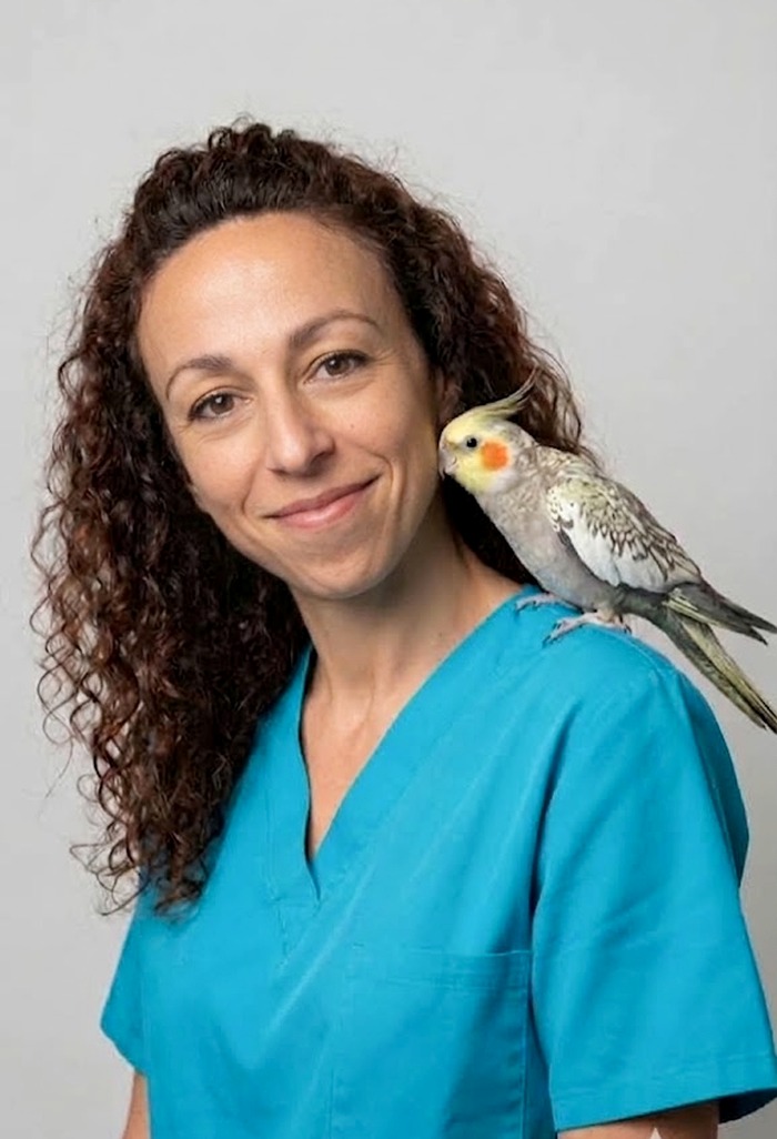 Isabelle, auxiliaire spécialisée vétérinaire à la Clinique Vétérinaire de l'Afferage